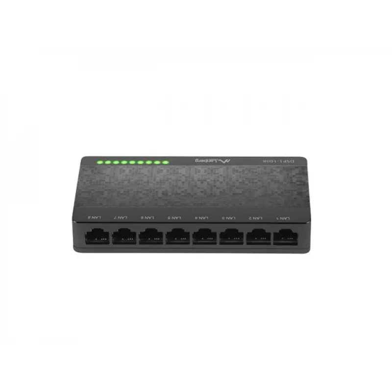 LANBERG Switch Dsp1-1008 8x 1gb/s Unmanaged Gigabit Ethernet Desktop 5v