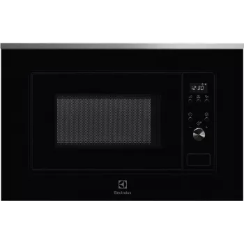 Solo-Mikrowelle Electrolux LMS2203EMX — 700 W, 20 L, Edelstahl/Schwarz, Einbaugerät (56×35×38 cm)