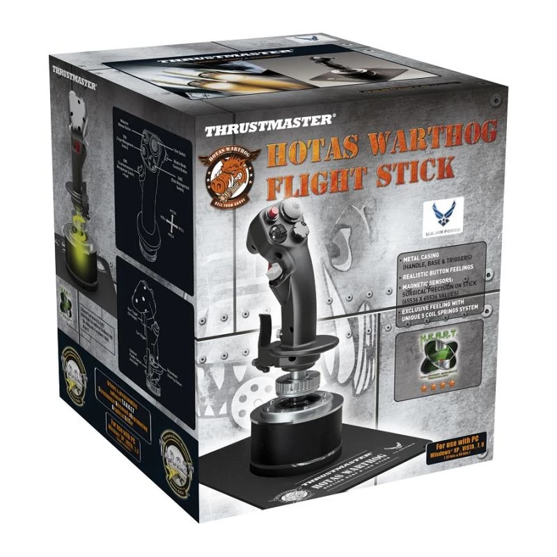 Thrustmaster HOTAS Warthog Flight Stick Schwarz USB 2.0 Joystick PC