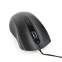 Kabelgebundene beidhändige optische Maus Gembird MUS-3B-01 — USB Typ-A, 1000 DPI, 3 Tasten, schwarz