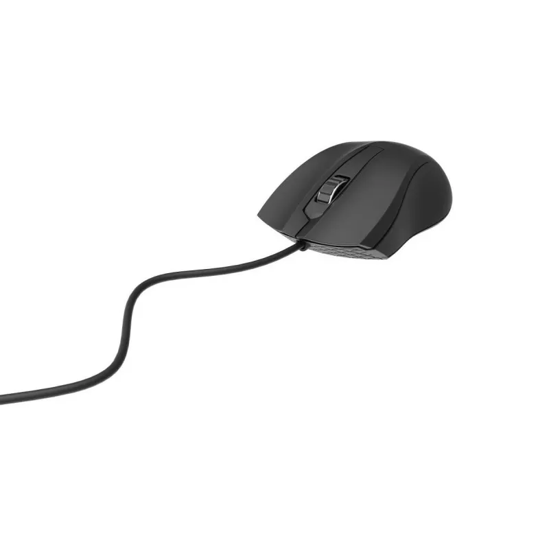 Kabelgebundene beidhändige optische Maus Gembird MUS-3B-01 — USB Typ-A, 1000 DPI, 3 Tasten, schwarz