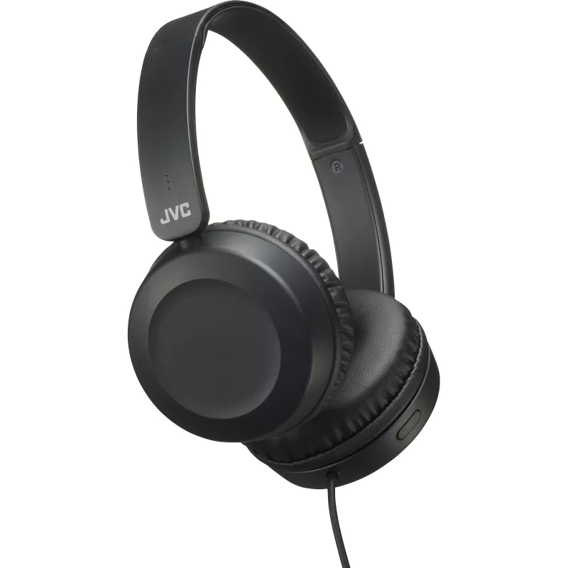 JVC Powerful Sound Wired On Ear Schwarz, Kabelgebunden, 10 - 26000 Hz, Anrufe/Musik, 140 g, Headset, Schwarz
