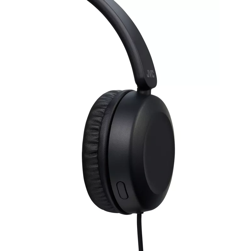 JVC Powerful Sound Wired On Ear Schwarz, Kabelgebunden, 10 - 26000 Hz, Anrufe/Musik, 140 g, Headset, Schwarz