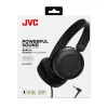 JVC Powerful Sound Wired On Ear Schwarz, Kabelgebunden, 10 - 26000 Hz, Anrufe/Musik, 140 g, Headset, Schwarz