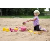 Lena Happy Sand Girls I 10 St., Sandspielzeug-Set, ab 1 Jahr, Rosa, Gelb