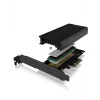 ICY BOX IB-PCI214M2-HSL Schnittstellenkarte/Adapter Intern M.2