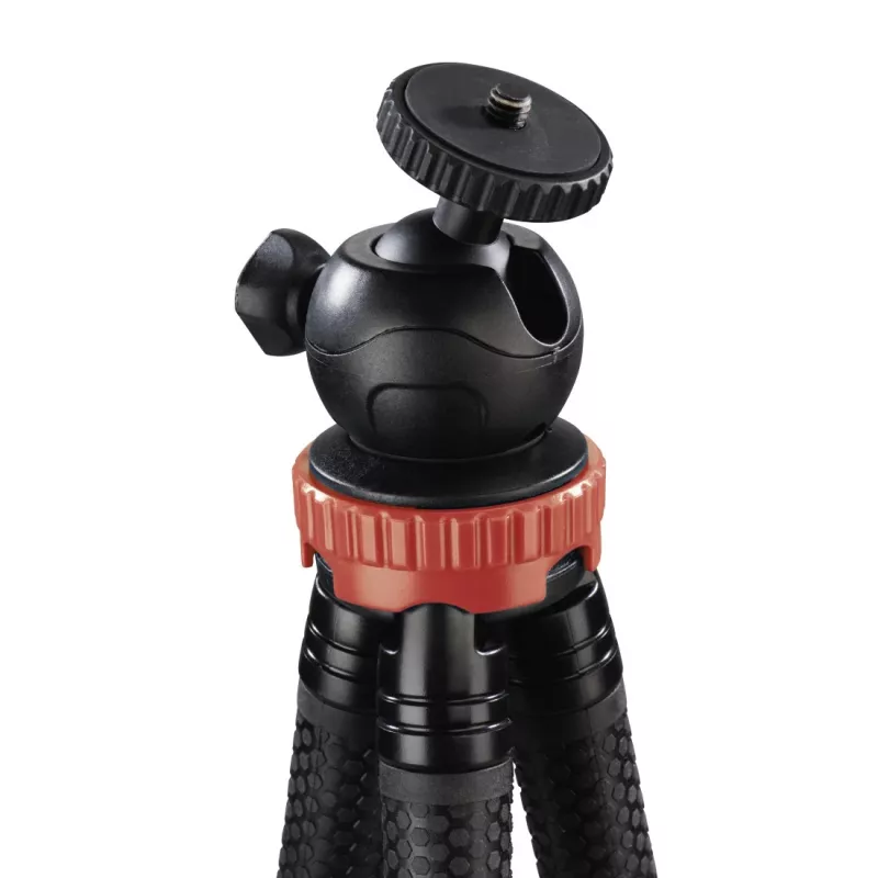 Hama „FlexPro“ Stativ Smartphone/Action-Kamera 3 Beine Schwarz, Rot