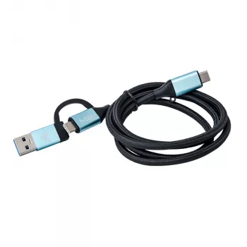 USB-C-Kabel auf USB-C mit integriertem USB-3.0-Adapter i-tec C31USBCACBL