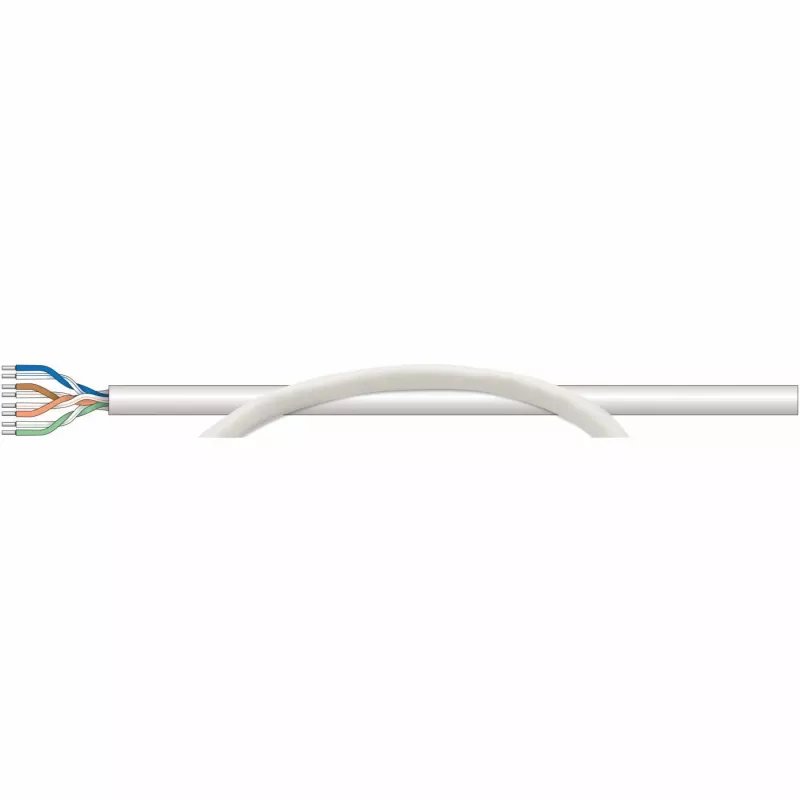 Intellinet Network Bulk Cat6 Kabel, 23 AWG, Massivdraht, 305 m, Grau, CCA, U/UTP, Box