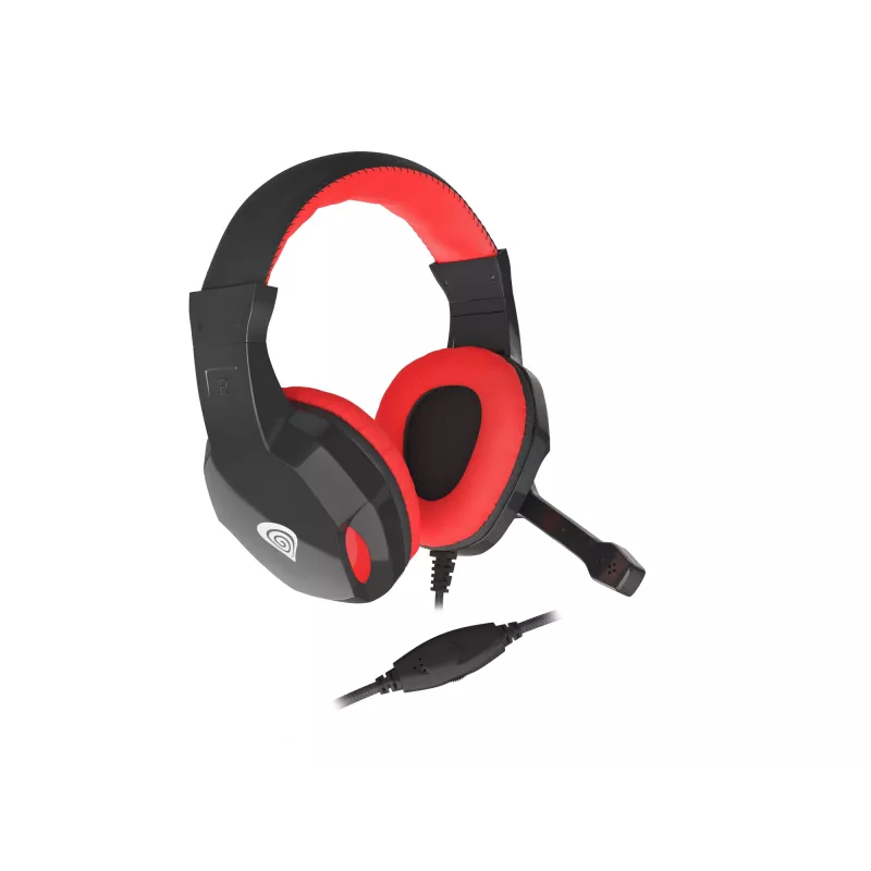 GENESIS Argon 110 Headset Kabelgebundenes Headset Head-band Gaming Schwarz, Rot