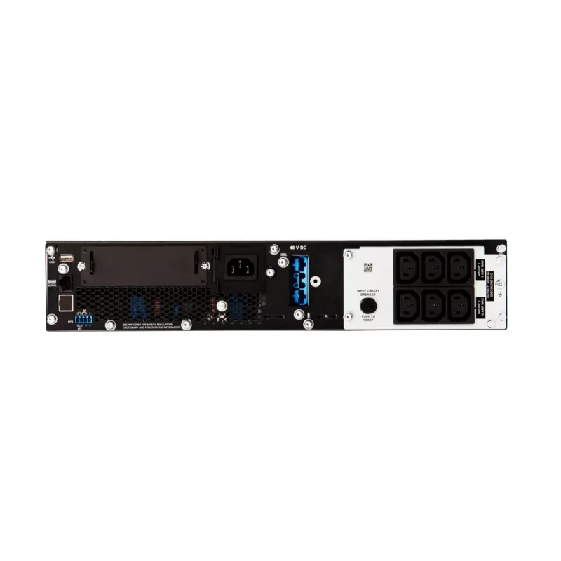 APC Smart-UPS On-Line, 1500VA/1500W, Rackmount 2U, 230V, 6x C13 IEC-Ausgänge, SmartSlot, Erweiterte Laufzeit, mit Schienenkit