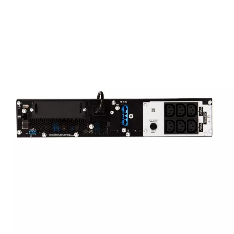 APC Smart-UPS On-Line, 1500VA/1500W, Rackmount 2U, 230V, 6x C13 IEC-Ausgänge, SmartSlot, Erweiterte Laufzeit, mit Schienenkit