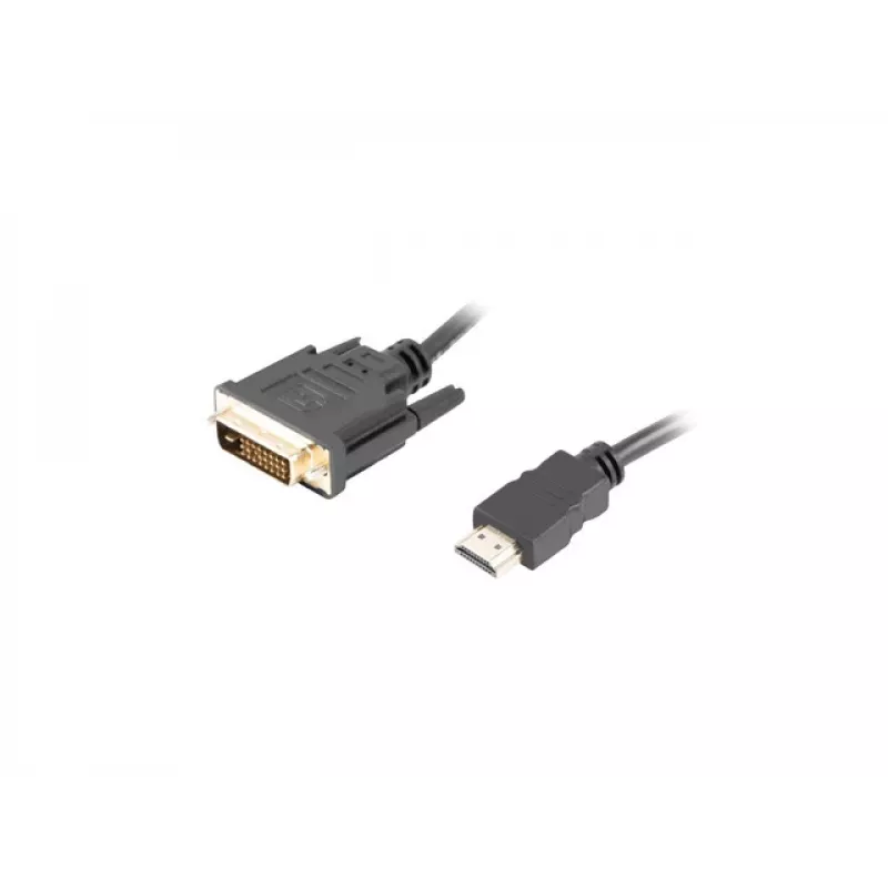LANBERG Hdmi(m)->DVI-d(m)(24+1) Kabel Dual Link With Gold-plated 4k Anschlüsse - 3m Schwarz