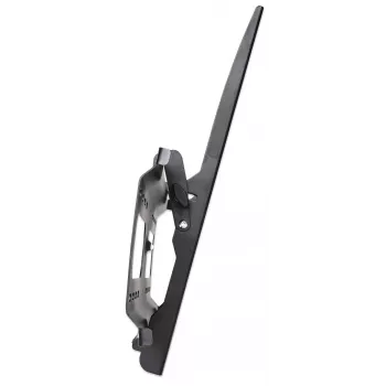 Manhattan Wandhalterung für TV & Monitore (neigbar), Für Bildschirme von 37 Zoll bis 65 Zoll, VESA-Kompatibilität: alles zwischen 200x200 mm und 600x400 mm – überprüfen Sie die Abmessungen der vier Befestigungslöcher auf der Rückseite des Bildschirms, um sicherzustellen, dass sie passt, Max. 75 kg, Schwarz, Halterung