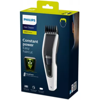 Philips 5000er Serie HC5610/15 Haarschneider / Barttrimmer, Schwarz, Weiß 28 Nickel-Metallhydrid (NiMH)