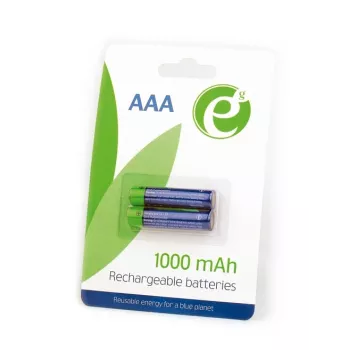 GEMBIRD AAA Batterien Ni-MH wiederaufladbar 1000mAh 2 Stück