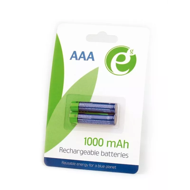 GEMBIRD AAA Batterien Ni-MH wiederaufladbar 1000mAh 2 Stück