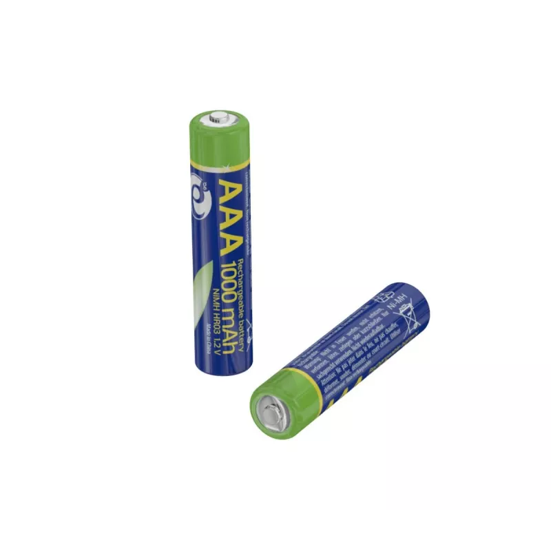 GEMBIRD AAA Batterien Ni-MH wiederaufladbar 1000mAh 2 Stück