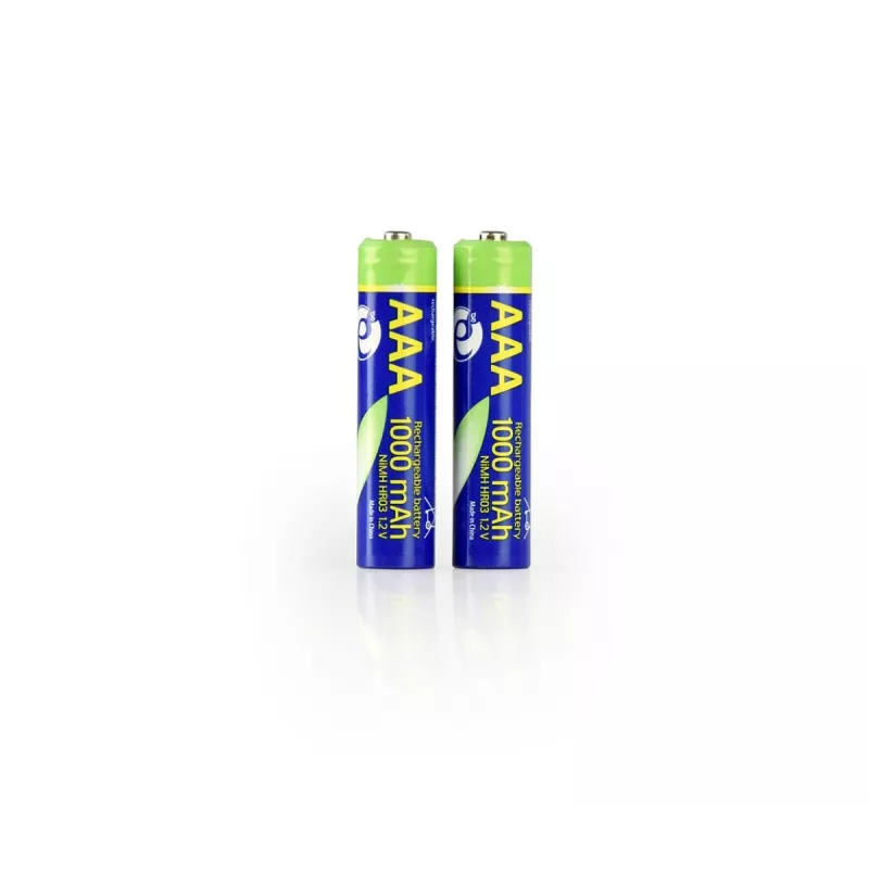 GEMBIRD AAA Batterien Ni-MH wiederaufladbar 1000mAh 2 Stück