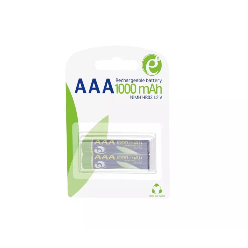 GEMBIRD AAA Batterien Ni-MH wiederaufladbar 1000mAh 2 Stück