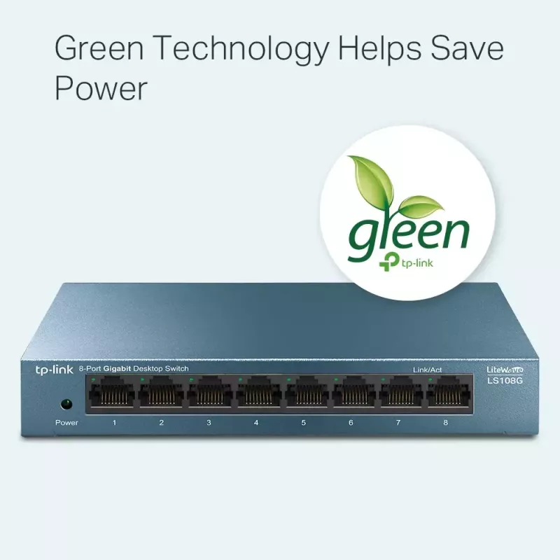 TP-Link 8-Port 10/100/1000Mbps Desktop Network Switch