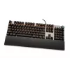 Kabelgebundene mechanische Gaming-Tastatur IBOX AURORA K-4 — QWERTY, 108 Tasten, einstellbare LED-Hintergrundbeleuchtung, wasserdicht, USB, 1,6 m Kabel