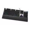 Kabelgebundene mechanische Gaming-Tastatur IBOX AURORA K-4 — QWERTY, 108 Tasten, einstellbare LED-Hintergrundbeleuchtung, wasserdicht, USB, 1,6 m Kabel