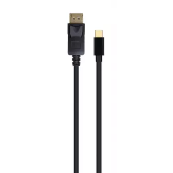 GEMBIRD Mini DisplayPort auf DisplayPort digitales Schnittstellenkabel 2.0m - Schwarz