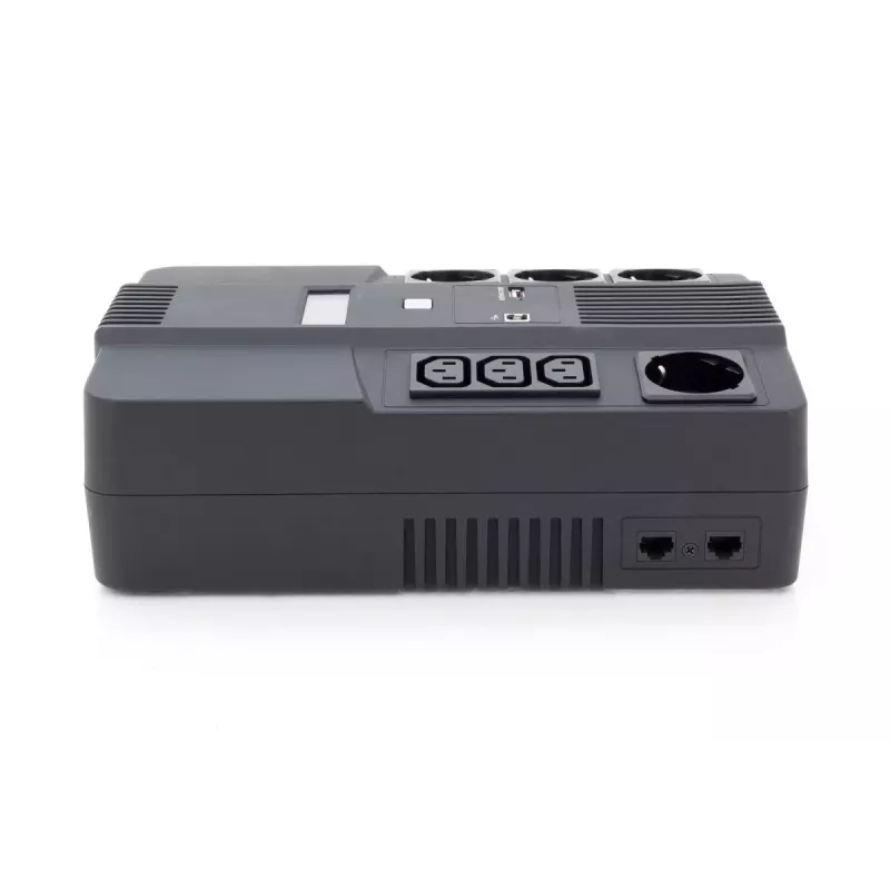 DIGITUS ALLINONE USV 600VA/360W LED 12V 7AH 4XCEE 7/7 3XIEC C13 USB RJ45
