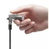 Kensington schlank N17 Kombinations-Laptopschloss für keilförmige Slots