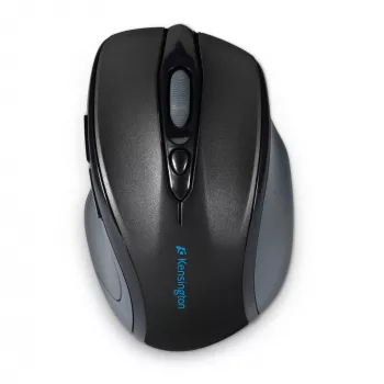 Kensington Pro Fit Mid-Size Wireless Mouse, rechtshändig, optisch, RF Wireless, 1600 DPI, Schwarz