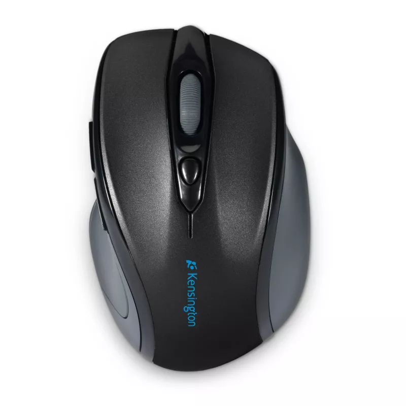 Kensington Pro Fit Mid-Size Wireless Mouse, rechtshändig, optisch, RF Wireless, 1600 DPI, Schwarz