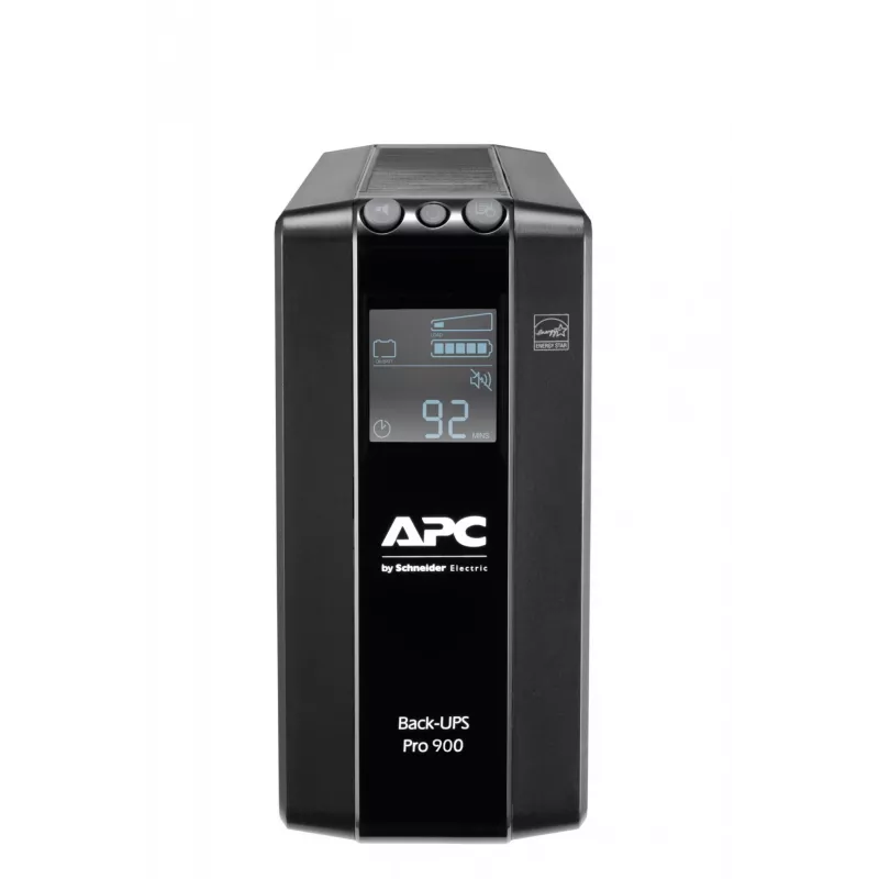 APC Back-UPS PRO BR900MI - 6x C13 Ausgang, USB, 900VA, Line-Interactive, 0,9 kVA, 540 W, Sinus, 176 V, 294 V