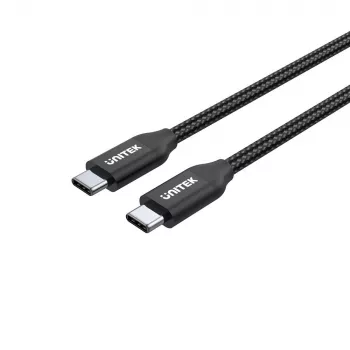 USB-C-auf-USB-C-Kabel Unitek C14059BK – 2 m, 5 A, 20 V, 480 Mbit/s, schwarz
