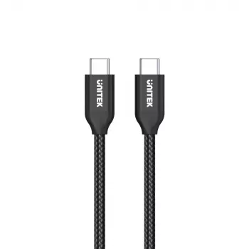 USB-C-auf-USB-C-Kabel Unitek C14059BK – 2 m, 5 A, 20 V, 480 Mbit/s, schwarz