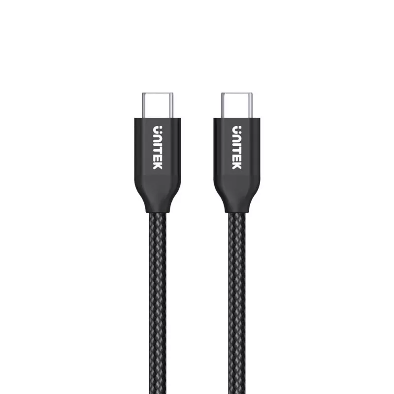 USB-C-auf-USB-C-Kabel Unitek C14059BK – 2 m, 5 A, 20 V, 480 Mbit/s, schwarz