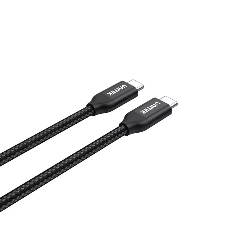 USB-C-auf-USB-C-Kabel Unitek C14059BK – 2 m, 5 A, 20 V, 480 Mbit/s, schwarz