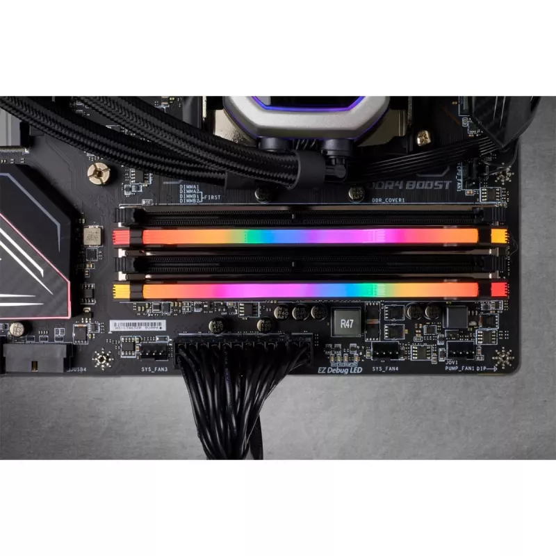 CORSAIR Arbeitsspeicher 16GB DDR4 3200MHz 2x8GB DIMM C16 Vengeance RGB Pro - Schwarz