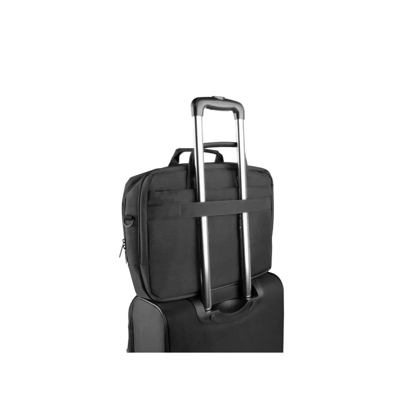 Aktentasche NATEC Gazelle 39,6 cm (15,6 Zoll) Nylon, 2 Fächer, Schultergurt, schwarz