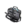 Aktentasche NATEC Gazelle 39,6 cm (15,6 Zoll) Nylon, 2 Fächer, Schultergurt, schwarz