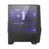 MSI MAG FORGE 100M Midi-Tower Gaming-Gehäuse 'Schwarz, 2x 120mm RGB PWM Lüfter, 1x 120mm Lüfter, 1-6 RGB Hub, gehärtete Glasscheibe, ATX, mATX, mini-ITX'