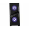 MSI MAG FORGE 100M Midi-Tower Gaming-Gehäuse 'Schwarz, 2x 120mm RGB PWM Lüfter, 1x 120mm Lüfter, 1-6 RGB Hub, gehärtete Glasscheibe, ATX, mATX, mini-ITX'