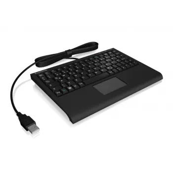 KeySonic ACK-3410 (US) Tastatur Büro USB US-Englisch Schwarz