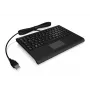 KeySonic ACK-3410 (US) Tastatur Büro USB US-Englisch Schwarz