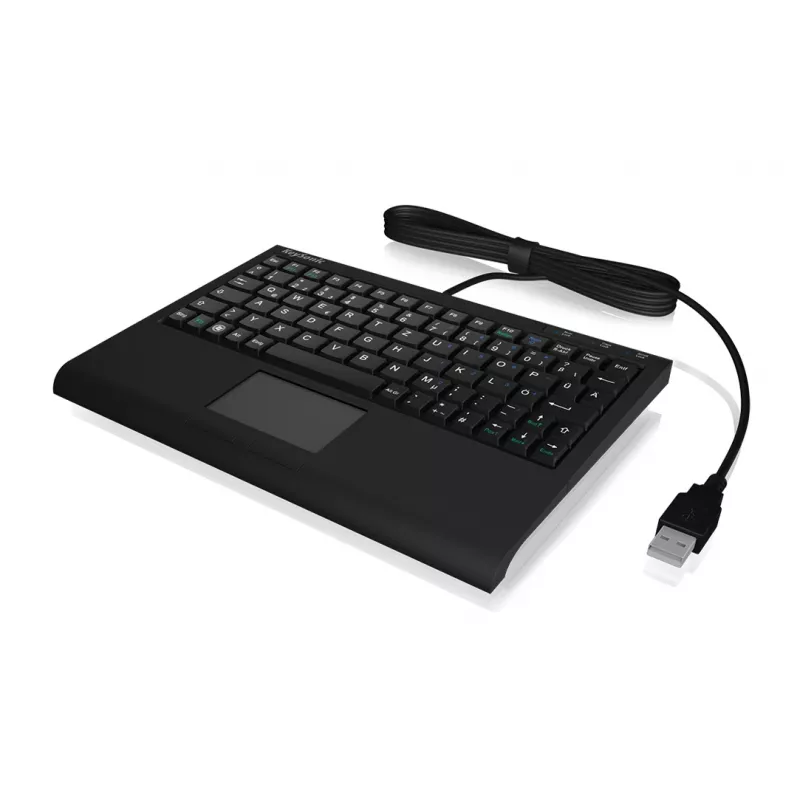 KeySonic ACK-3410 (US) Tastatur Büro USB US-Englisch Schwarz
