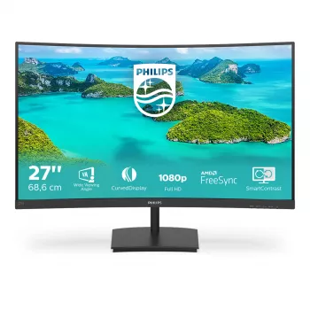 Philips E Line 271E1SCA/00 Computer Monitor 68.6 cm (27 Zoll) 1920 x 1080 Pixel Full HD LCD Schwarz