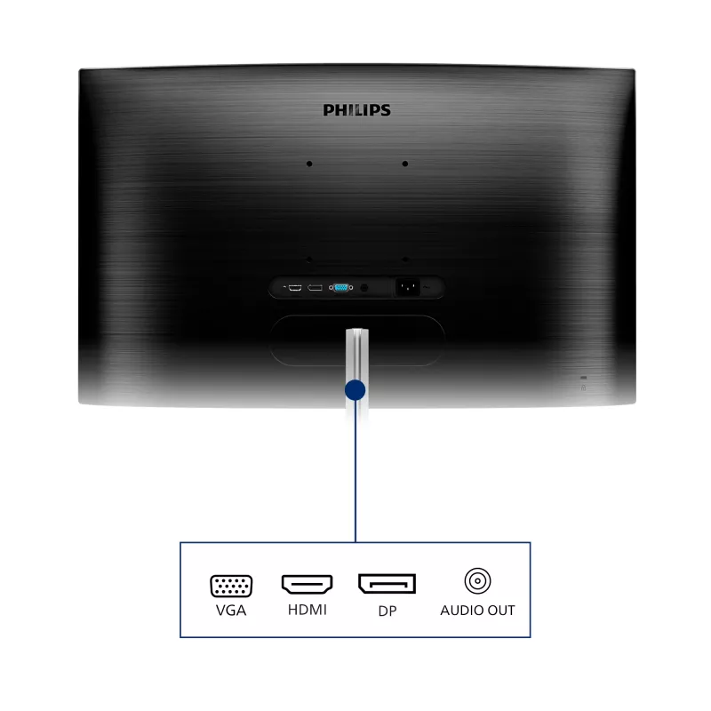 Philips E Line 325E1C/00 Computer Monitor 80 cm (31.5 Zoll) 2560 x 1440 Pixel Quad HD LCD Schwarz