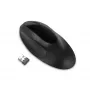 Kensington Pro Fit Ergo Wireless Mouse – Schwarz, rechtshändig, RF Wireless + Bluetooth, 1600 DPI, Schwarz