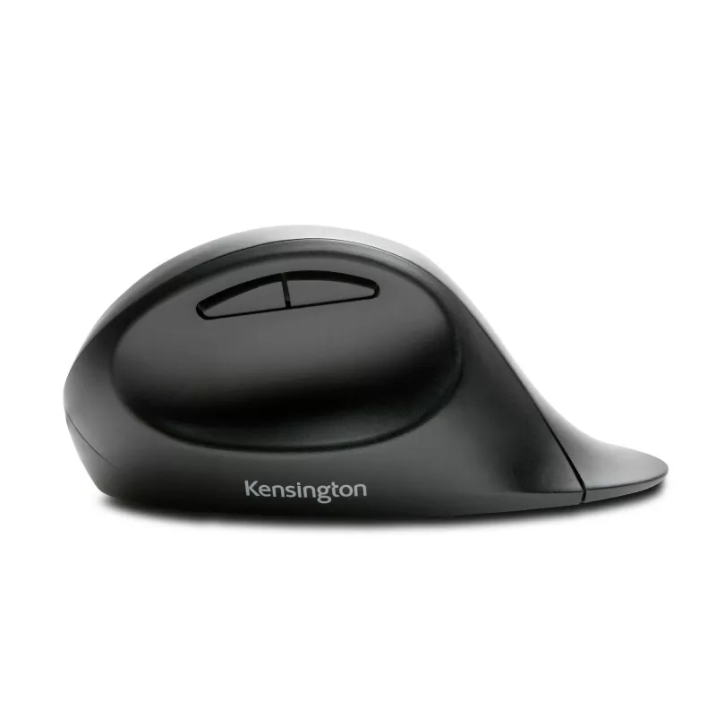 Kensington Pro Fit Ergo Wireless Mouse – Schwarz, rechtshändig, RF Wireless + Bluetooth, 1600 DPI, Schwarz