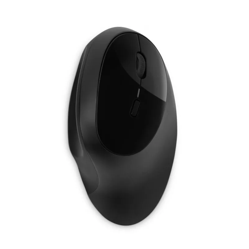 Kensington Pro Fit Ergo Wireless Mouse – Schwarz, rechtshändig, RF Wireless + Bluetooth, 1600 DPI, Schwarz